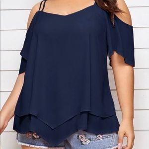SHEIN Cold Shoulder Blouse